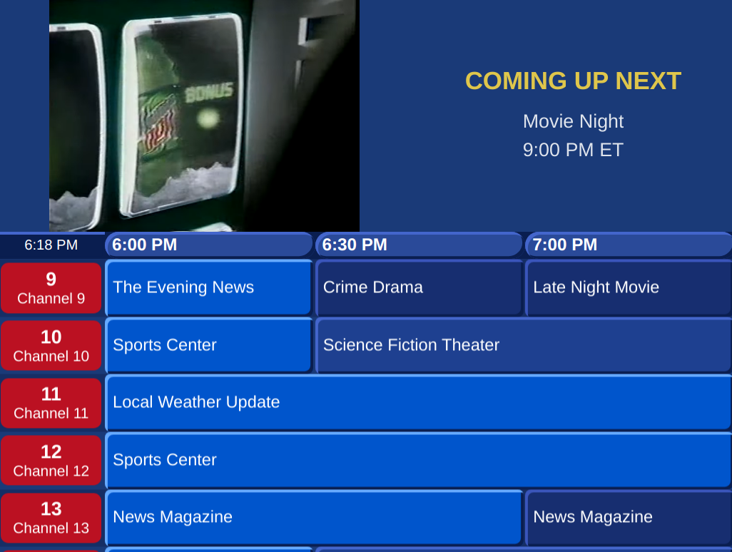 00s guide channel theme